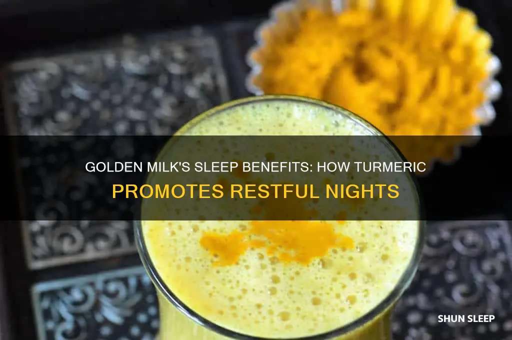 why does golden milk help you sleep