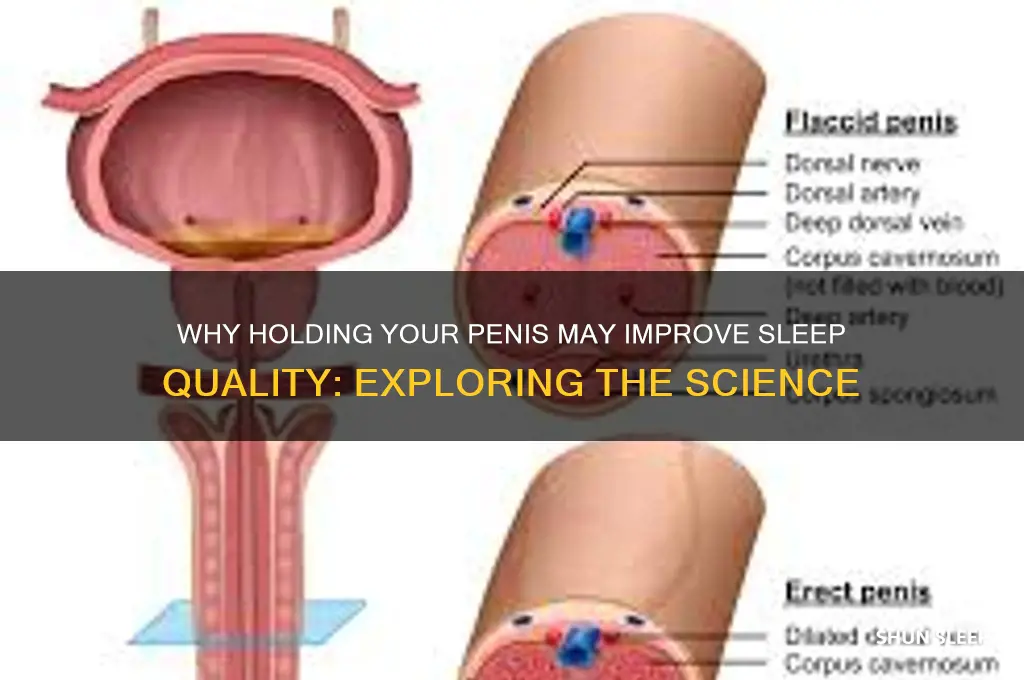 why does holding my penis help me sleep
