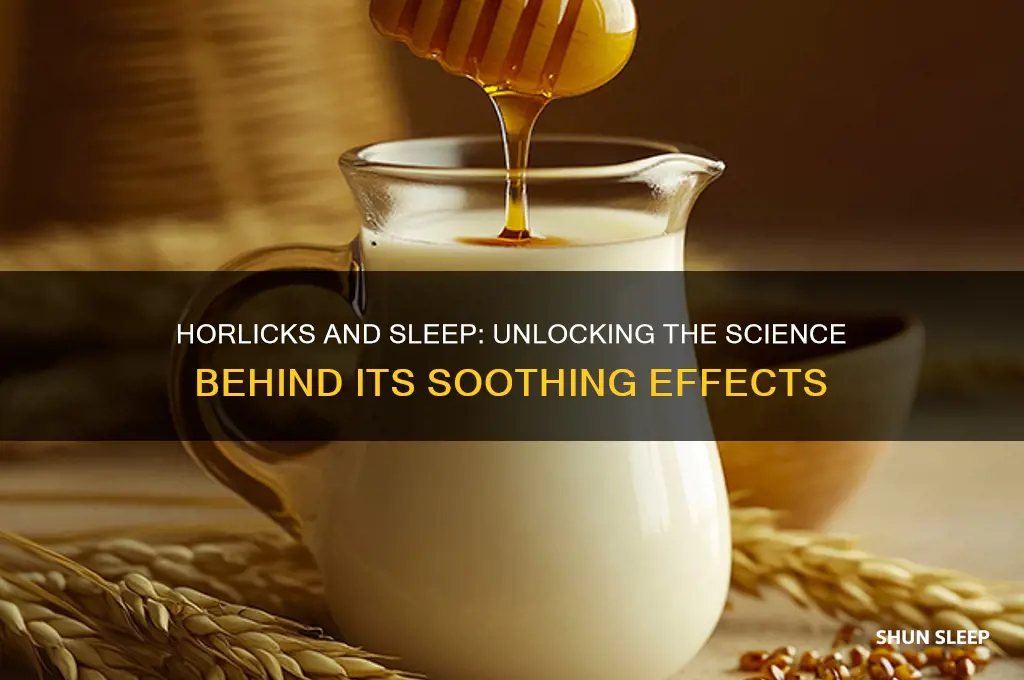 why does horlicks help you sleep