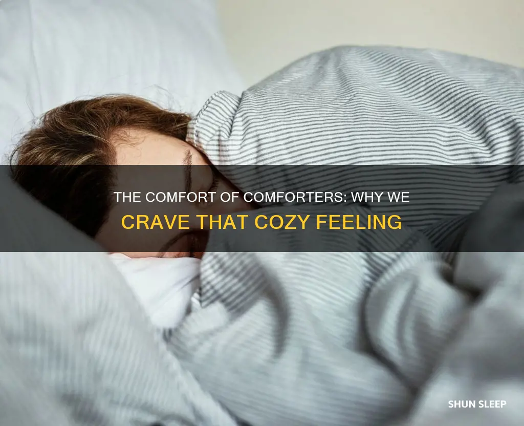 why does it feel uncomfortable to sleep without a comforter
