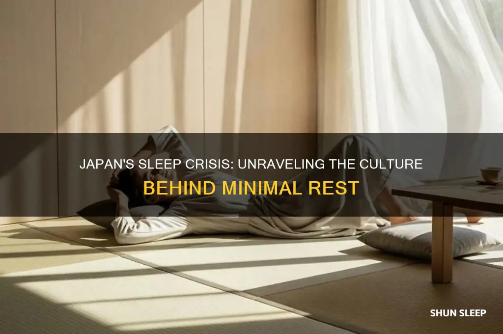 why does japan get the least amount of sleep