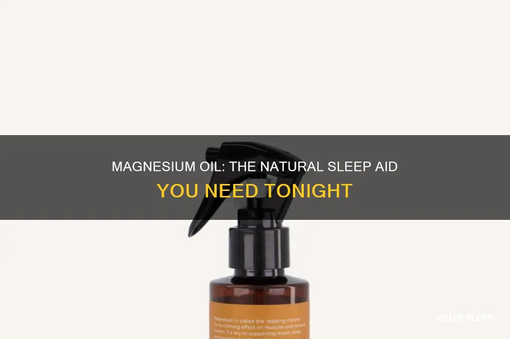 why does magnesium oil help you sleep