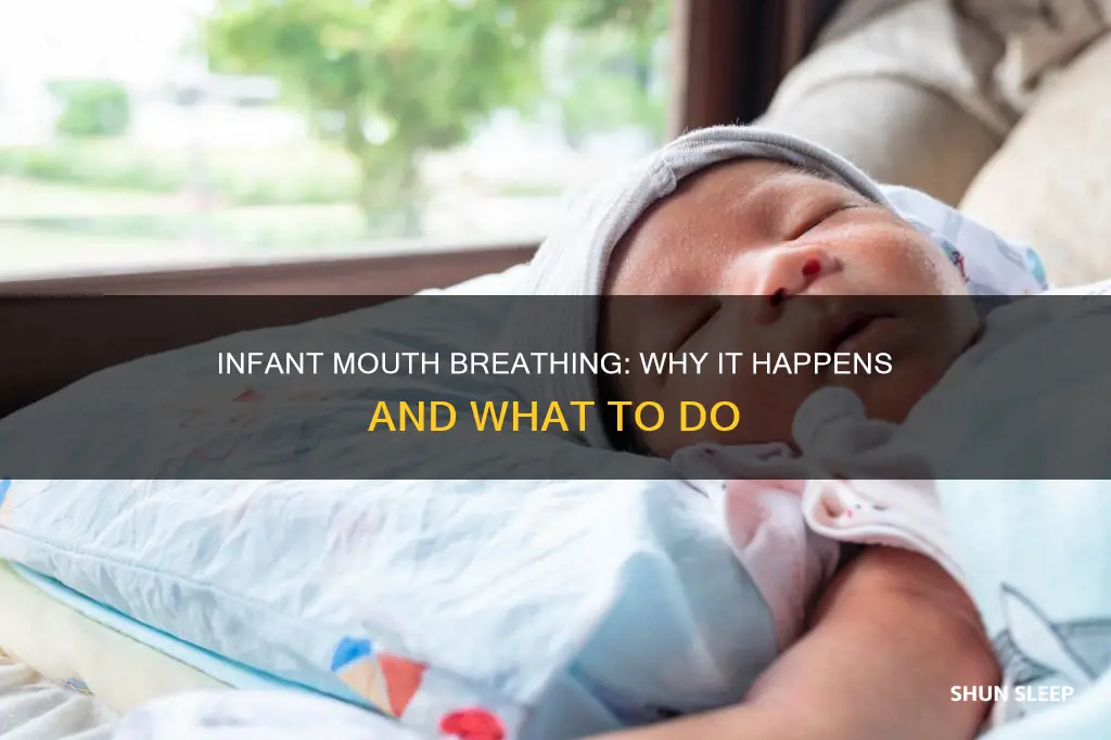 why does my 1 month old sleep with mouth open