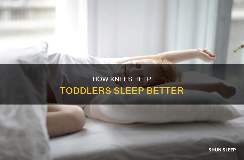 why does my 1 year old sleep on her knees