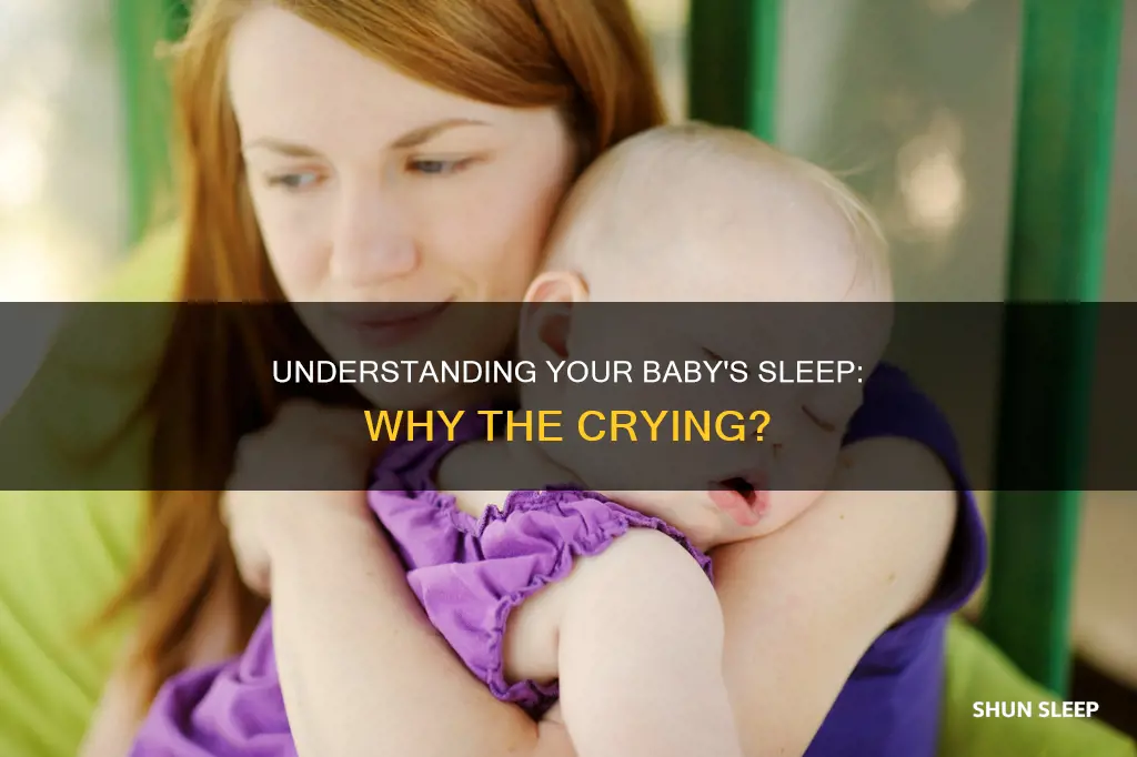 why does my 2 week old cry in his sleep