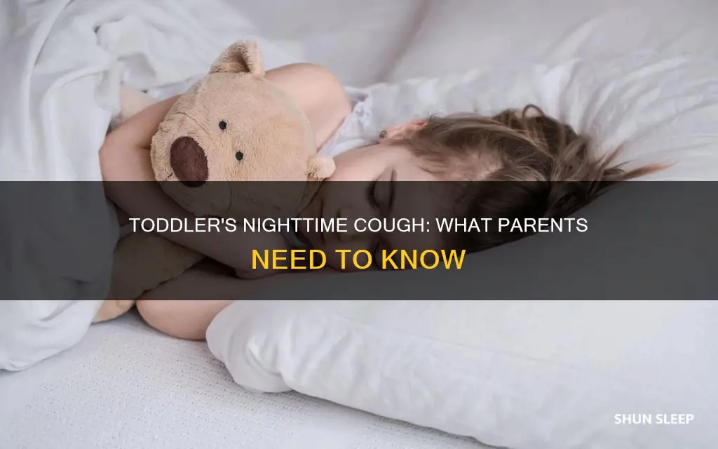 why does my 2 year old cough in her sleep