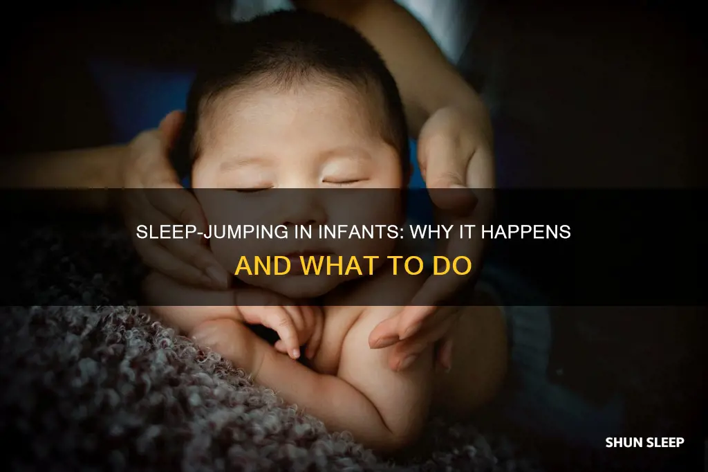 why does my 3 month old jump in her sleep