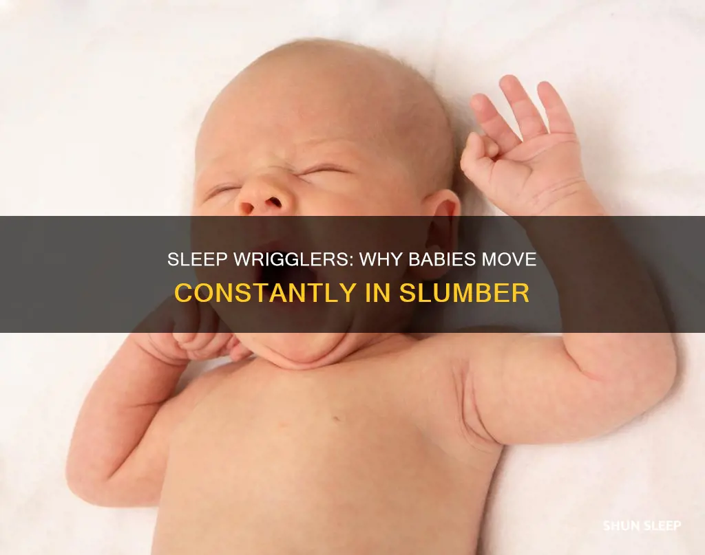 why does my 3 month old moves constantly while sleeping