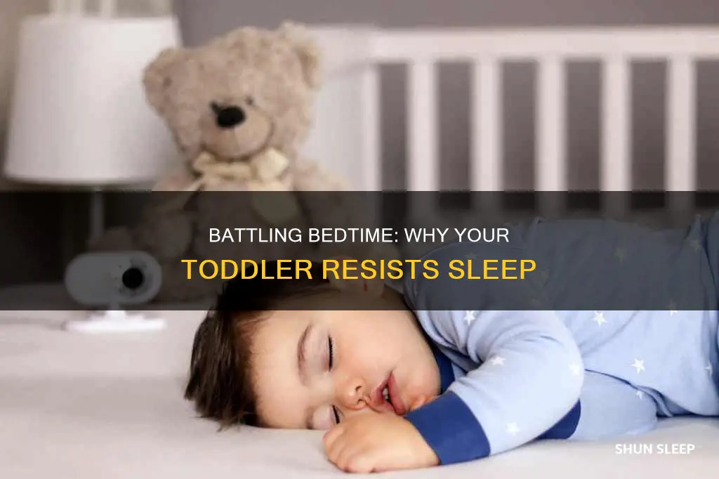 why does my 3 year old hate sleeping