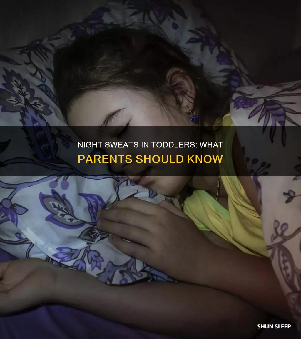 why does my 3 year old sweat in her sleep