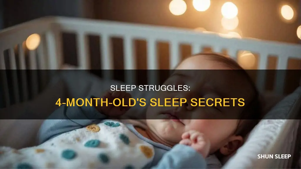 why does my 4 month old fighting sleep