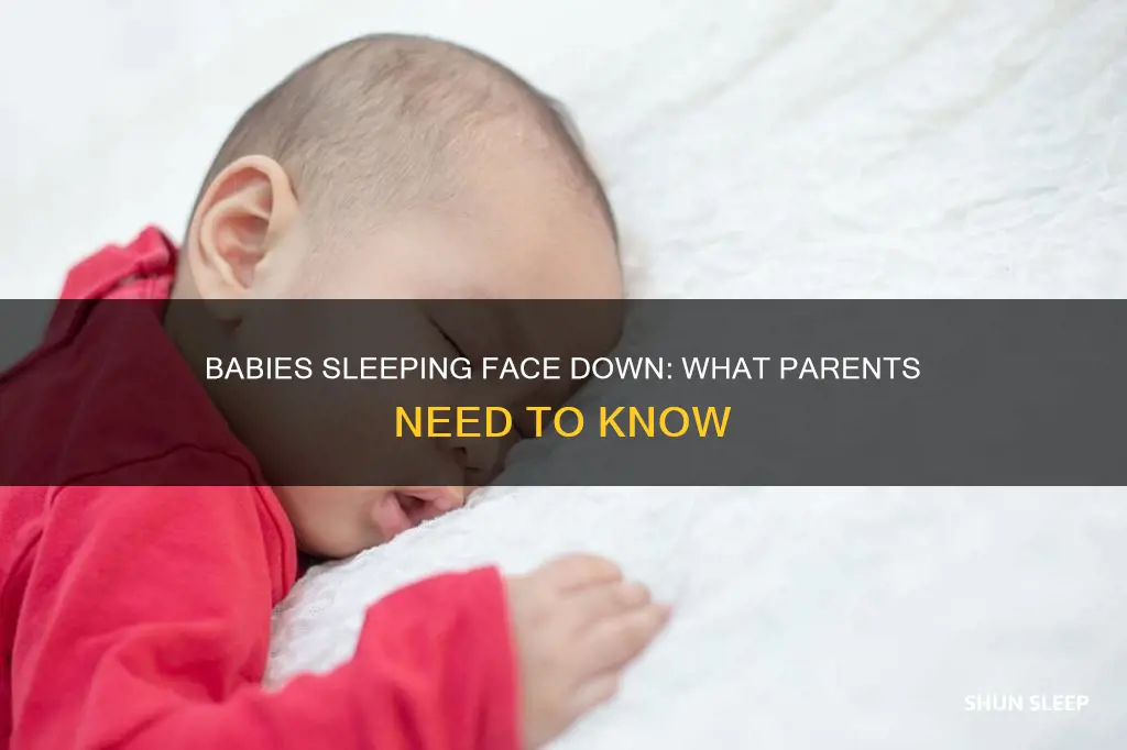 why does my 4 month old sleep face down