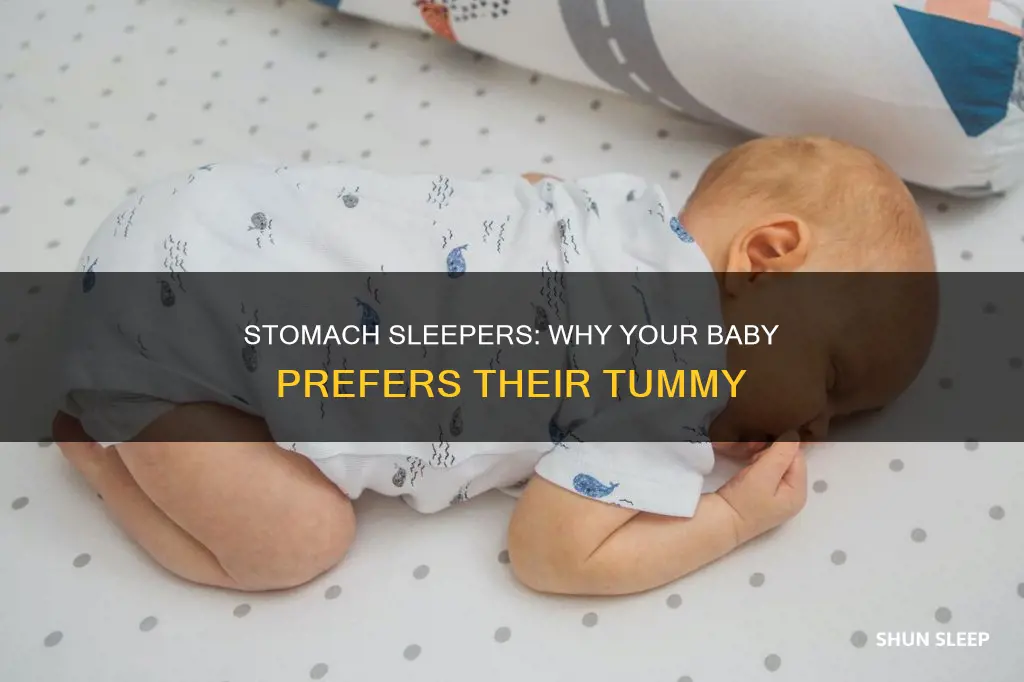 why does my 4 month old sleep on his stomach