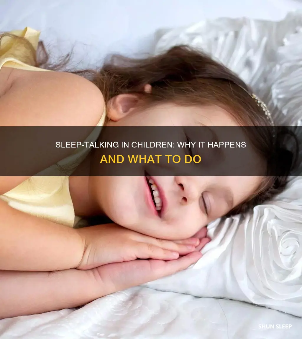 why does my 4 year old talk in his sleep