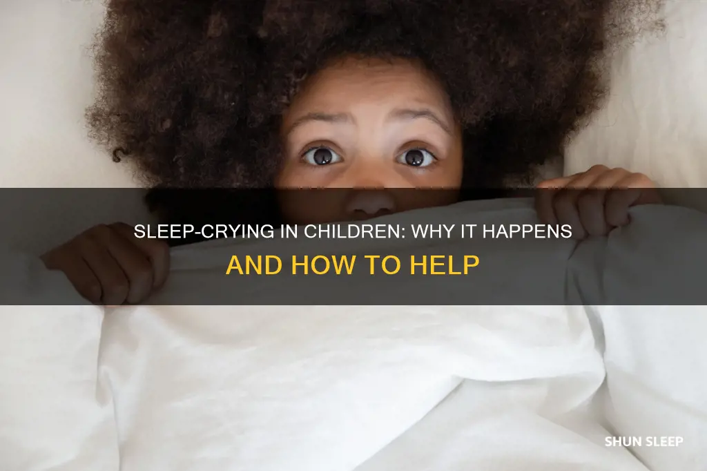 why does my 5 year old cry in her sleep