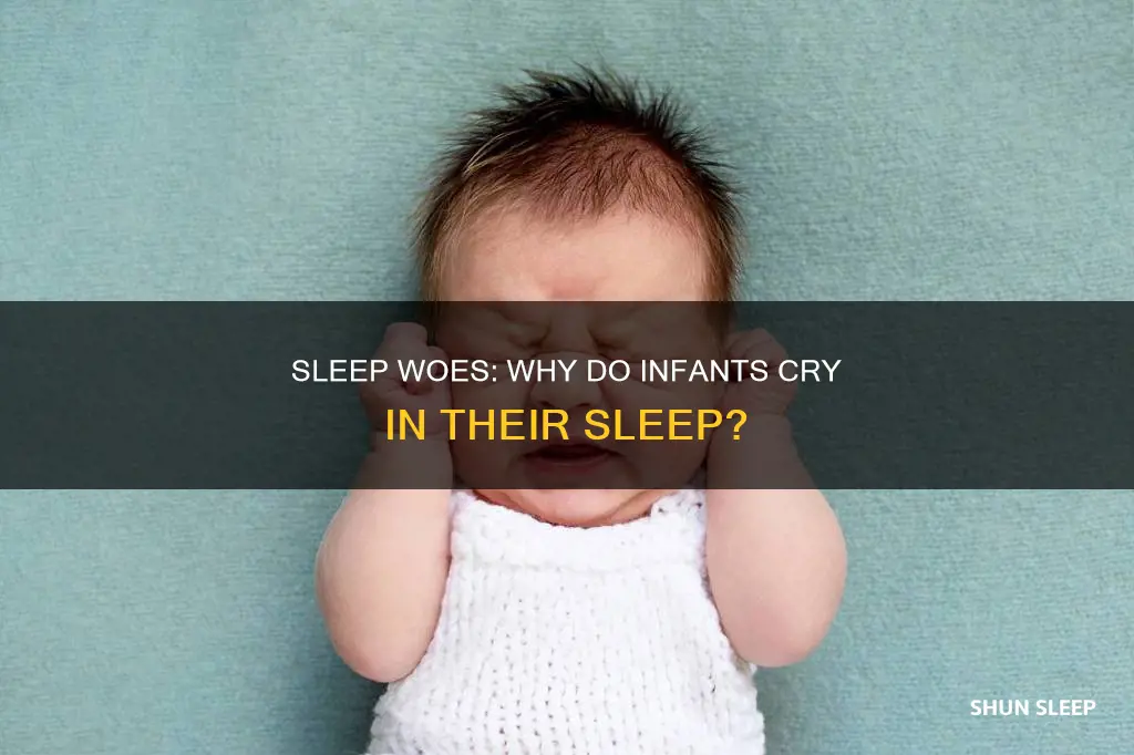 why does my 6 month old cry in her sleep