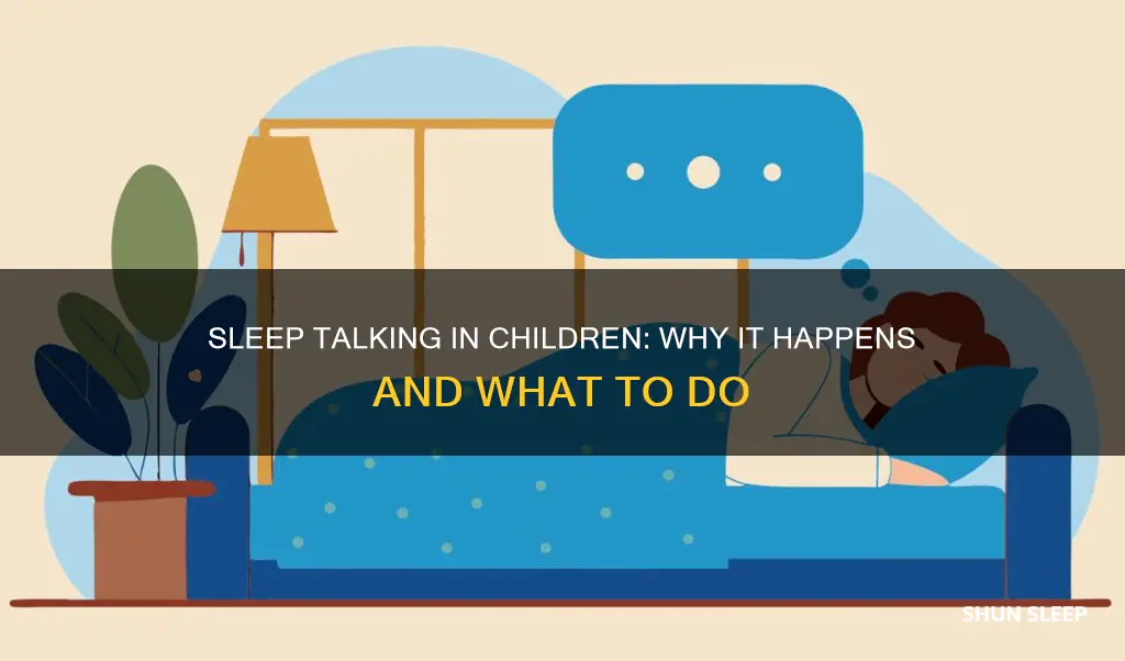 why does my 8 year old talk in her sleep