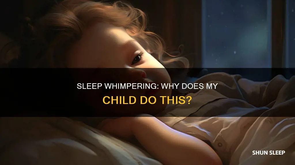 why does my 8 year old whimper in her sleep