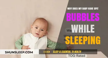 Spit Bubbles During Baby Sleep: Causes and Concerns Explained