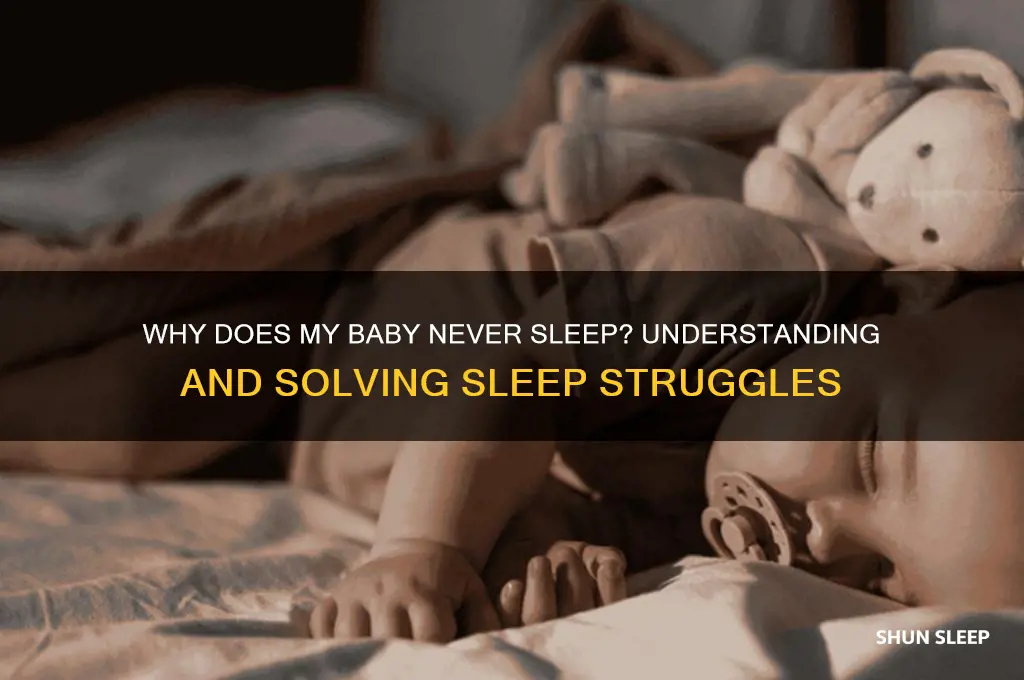 why does my baby never sleep