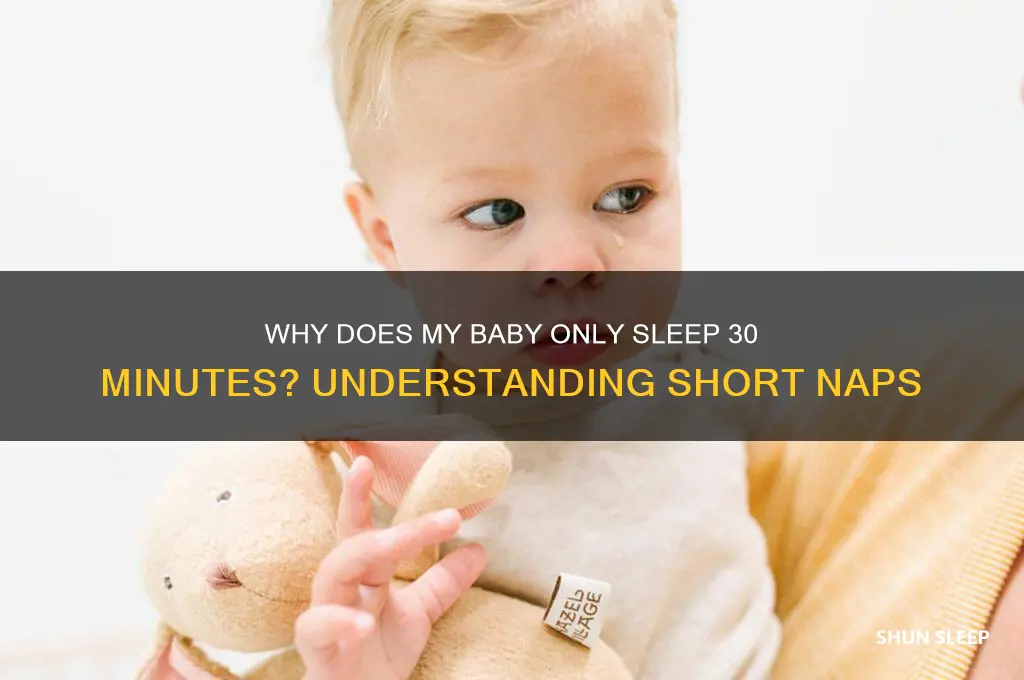 why does my baby only sleep 30 minutes