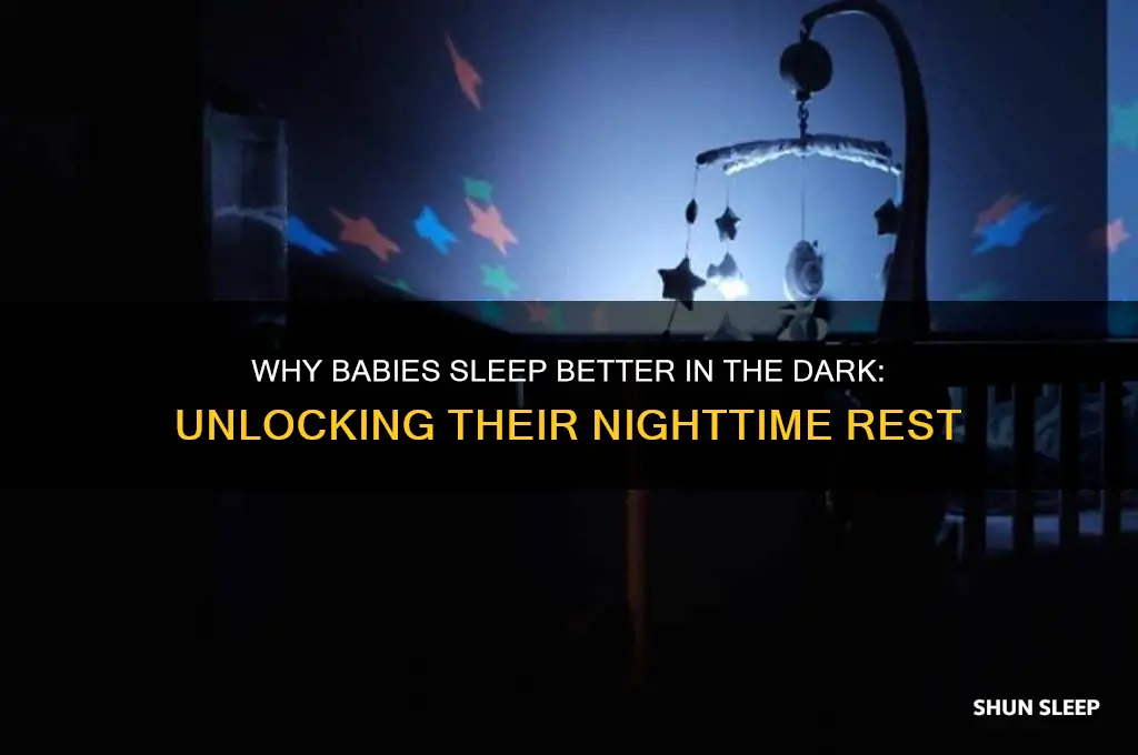 why does my baby only sleep when its dark