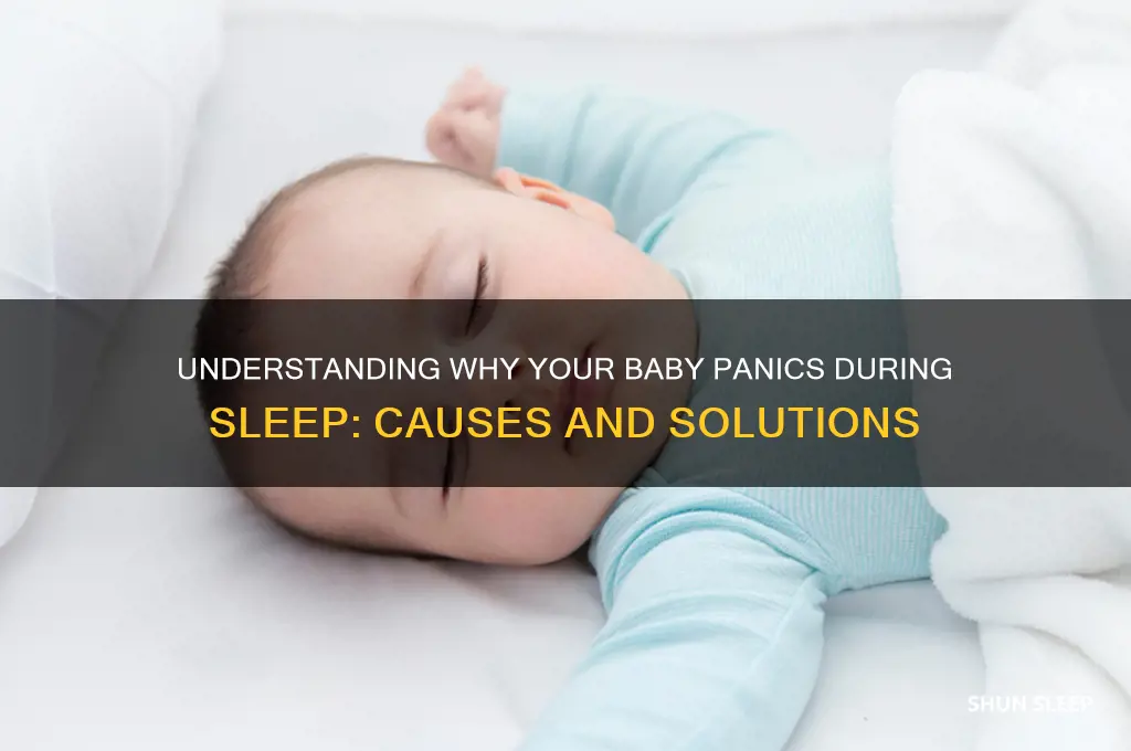 why does my baby panic when sleeping