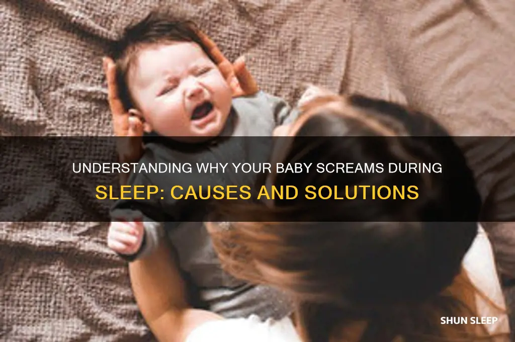 why does my baby scream out in his sleep