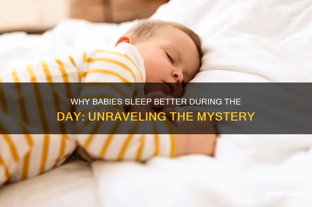 why does my baby sleep better during the day