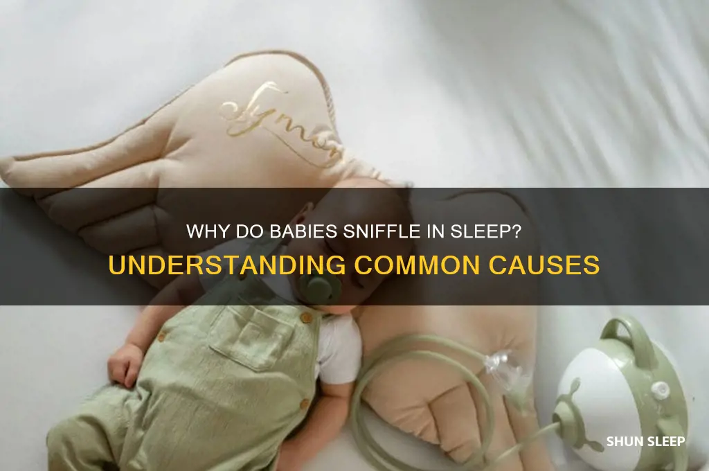 why does my baby sniffle in his sleep
