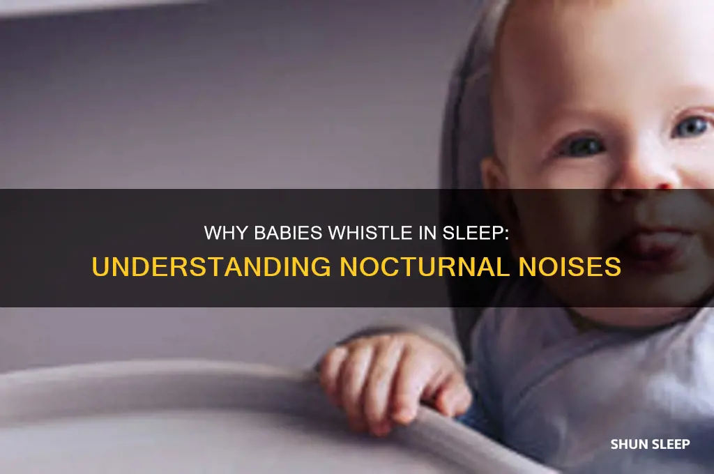 why does my baby whistle when sleeping