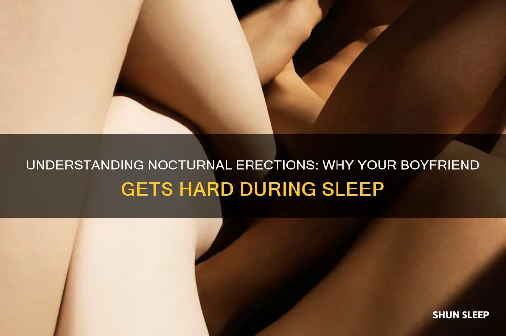 why does my bf get hard in his sleep