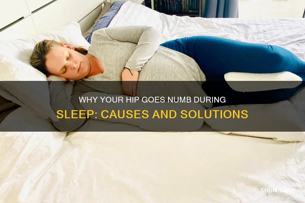 why does my hip get numb when i sleep