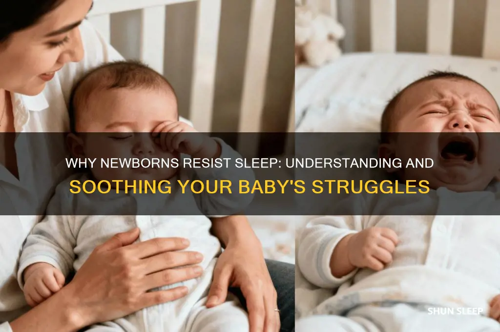 why does my newborn baby fight sleep
