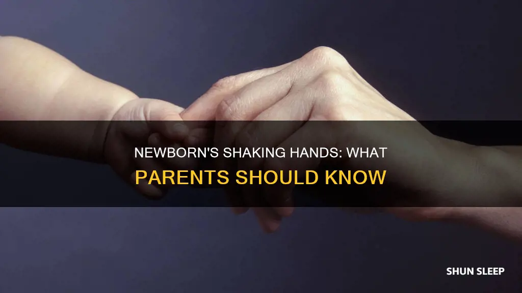 why does my newborn hands shake when sleeping