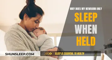 Newborn Sleep: Why Your Baby Only Sleeps While Being Held