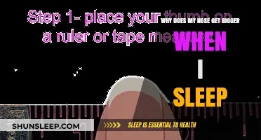 Why Your Nose Seems Bigger During Sleep: Uncovering the Surprising Truth