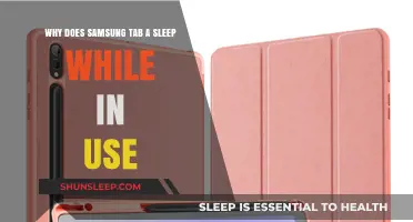Samsung Tab A: Why Does It Sleep?