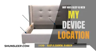 How Sleep IQ Uses Your Device Location