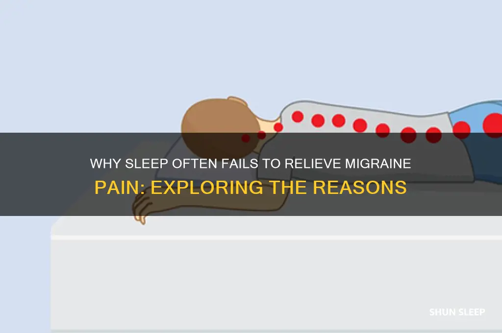 why does sleep not help migraines