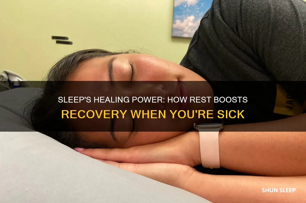 why does sleeping help when sick