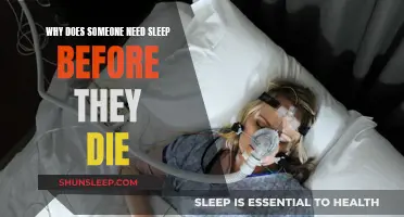 The Final Rest: Sleep's Role in Death's Doorway