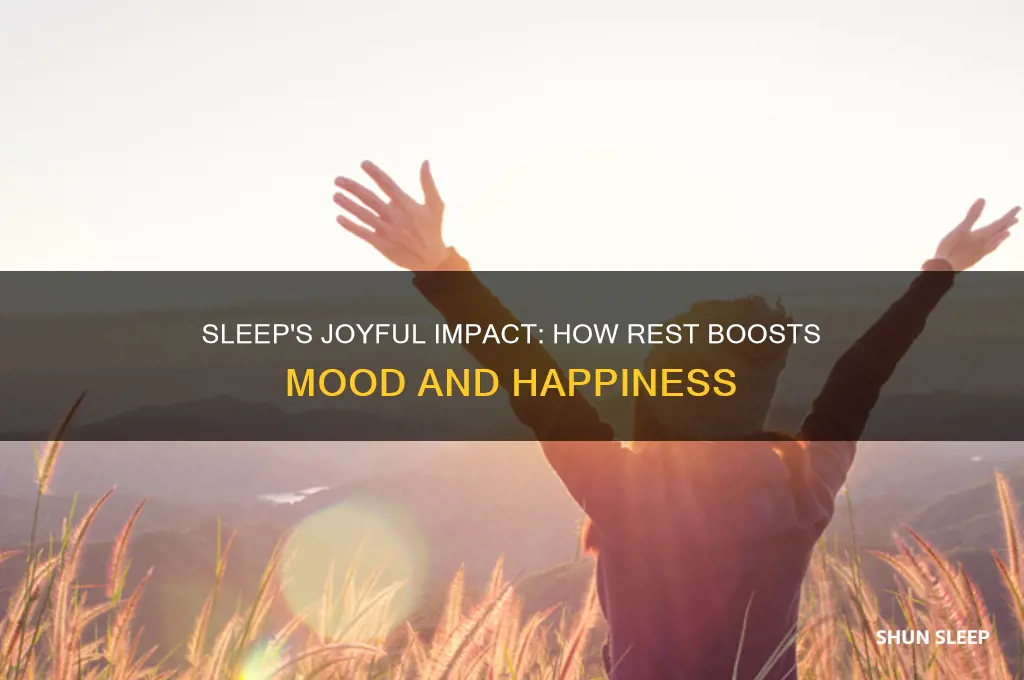 why does the body feel happier when it get sleep