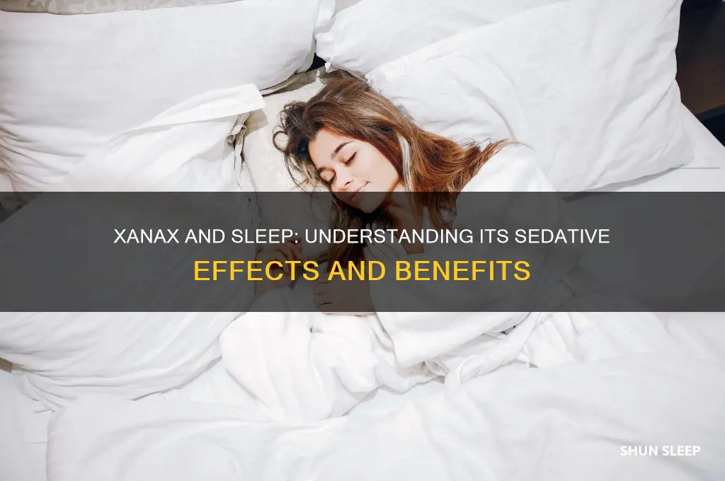 why does xanax help me sleep