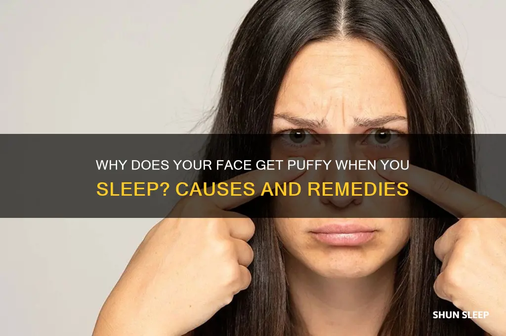 why does your face get puffy when you sleep