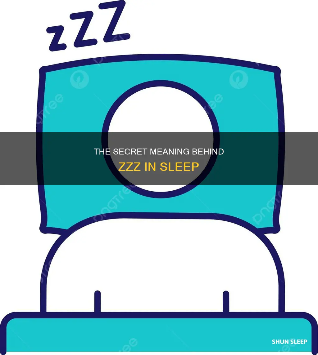 why does zzz mean sleep