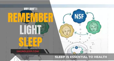 Light Sleep: Why Don't We Remember?