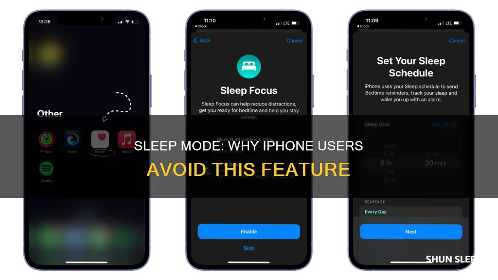 why dont people use sleep redundant not disturb iphone