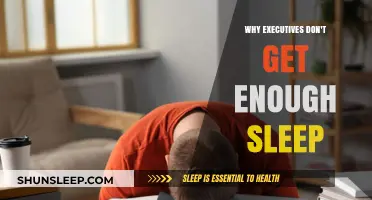 Why Executives Struggle to Get Enough Sleep: Uncovering the Causes