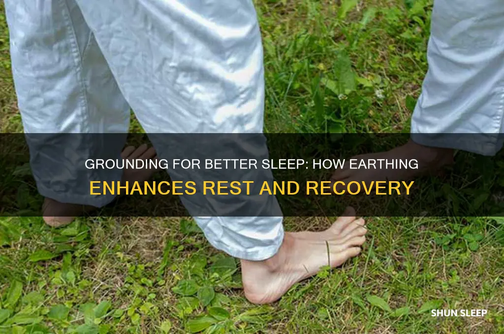 why grounding helps sleep